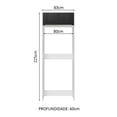 thumbnail image 2 of Mueble de Cocina Puerta Refrigerador Madesa Lux BN 225 cm altura 83 cm anchura 60 cm profundidad, 2 of 5