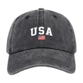 thumbnail image 2 of Low Crown Baseball Cap AURORADY Adult Casual Fashion Solid Adjustable Outdoor Sunshade Breathable Hat, Black One Size Baseball Caps, 2 of 4