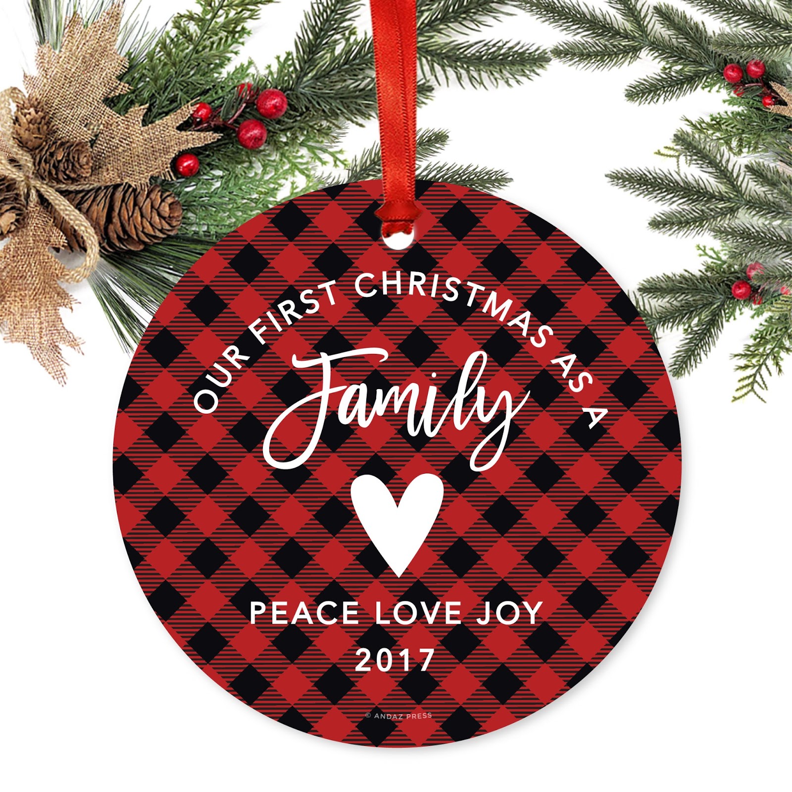 our first christmas ornament 2017
