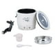thumbnail image 1 of Injueey Olla arrocera eléctrica pequeña de 1L multifunción para coche de viaje Electrodomésticos gato blanco 12V, 1 of 1