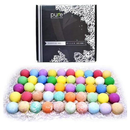 Pure Parker Nuture Me Organics Bath Bombs Gift Set 50 Pack