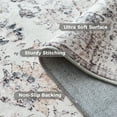 thumbnail image 3 of Area Rug x Vintage Rug Indoor Washable Rug Retro Accent Rug Distressed Carpet Multi Floral Print Country Boho Rug Non Slip Kitchen Bedroom Living Room Dining Room Office, 3 of 9