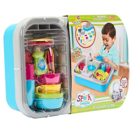 Spark Create Imagine Kitchen Sink Play Set, 20 Pieces