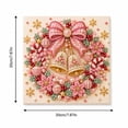 thumbnail image 3 of Christmas Pearl Diamond Painting Kit for Adults, DIY Christmas Wreath Pearl Gem Art Kit, Sparkling Christmas Craft for Adults, 3 of 5