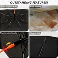 thumbnail image 4 of BZSMCE Foldable Car Windshield Sunshade Umbrella-Luminous Cream Petals Pattern, 4 of 7