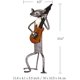 thumbnail image 2 of Escultura de metal de gato con figura de guitarra Regalos para Acción de Gracias, Navidad, Manualidades, 2 of 4