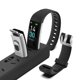 thumbnail image 3 of Reloj de actividad física con monitor de ritmo cardíaco Monitor de sueño impermeable Contador de pasos para mujeres y hombres, 3 of 5