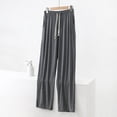 thumbnail image 2 of Tnhcen Men's Summer Lightweight Loose Fit Plus Size Lounge Pants Breathable Polyester Casual Home Wear Sleepwear Trousers XL-3XL, 2 of 7