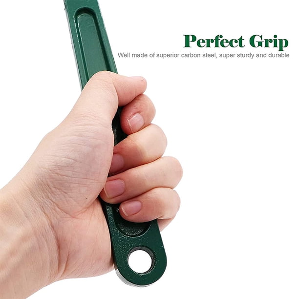 URSMART Strap Wrench Set – 2-Pack Rubber Wrench, 24" & 19.7", Adjustable Up To 6", No-Scratch Grip