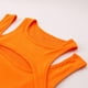 thumbnail image 4 of Camiseta sin mangas con diseño recortado liso para mujer: top sin mangas sexy, poliéster y spandex, estilo informal de verano, 4 of 8