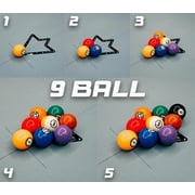 FG 9 & 10 Ball Magic Rack – 2-Pack Billiard Ball Rack for Pool Table | Fedor Gorst Edition, Diamond Magic Ball Design