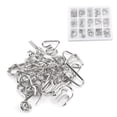 thumbnail image 1 of Rompecabeza de Alambre de Metal, Juego de Juguetes, Juegos Cerebales Divertidos, Rompecabezas Educativos IQ Mind para Niños y Adultos, 1 of 7