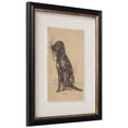 thumbnail image 2 of My Texas House Leashed Lab Sepia Two-Tone Framed Under Glass Wall Art 12x16, 2 of 6