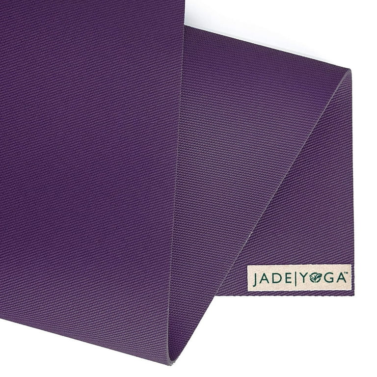 Jade Yoga 374P Harmony Mat, Purple, 3/16 24 x 74