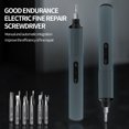 thumbnail image 4 of 49-in-1 Cordless Electric Screwdriver Kit with S2 Precision Bits (28MM), Rechargeable Lithium Battery, Compact 17.5*7 Design for Home Appliance, Phone & Computer Repairs, 24V Max Low-Voltage, Durable, 4 of 6