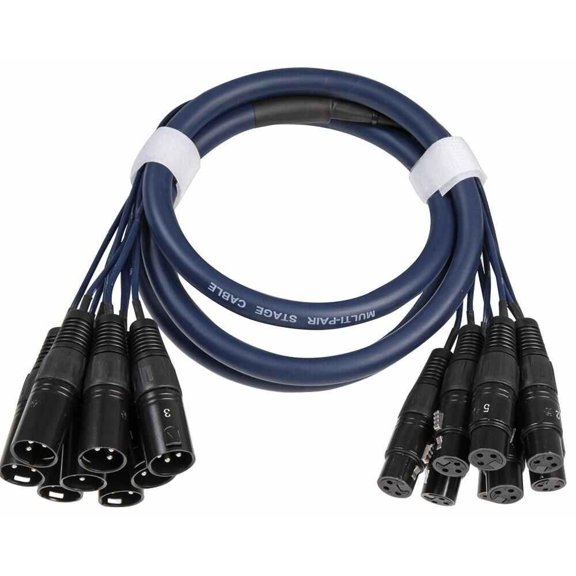 PRO SIGNAL - 8 Way XLR Male to Female Loom, 1.8m