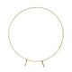 thumbnail image 1 of Marco de soporte de fondo circular con arco de boda engrosado para decoración de césped de fiesta Dorado, 1 of 9