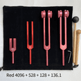 thumbnail image 2 of Resonance Tuning Fork Set Aluminum Forks for Healing Therapeutic Musical Percussion Instrument, 2 of 6