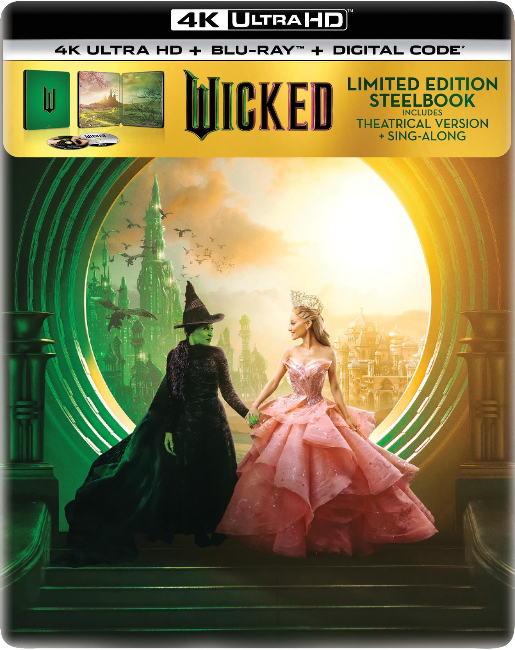 Wicked (Limited Edition Steelbook) (4K Ultra HD + Blu-ray + Digital Copy) Universal, Drama