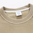 thumbnail image 6 of Mens Fall Sweatshirts Fashion Loose Turtleneck Solid Color Polar Fleece Hoodless Mens Workout Clothing,Khaki,XL, 6 of 8