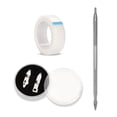 thumbnail image 1 of Vogacara Juego de 3 piezas de Corrector de uñas de acero inoxidable, herramienta para el cuidado de los pies, herramienta para recuperar el cuidado de Suministros de ortodoncia Vogacara CE001666-00, 1 of 8