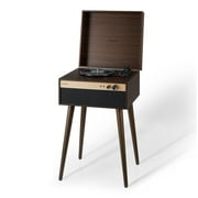 Crosley Jasper Vinyl Record Player with Speakers and Wireless Bluetooth - Audio Turntables
