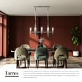 thumbnail image 3 of LP335838PNCR-Alora Lighting-Torres - 8 Light Pendant-22.13 Inches Tall and 18 Inches Wide-Polished Nickel Finish, 3 of 7