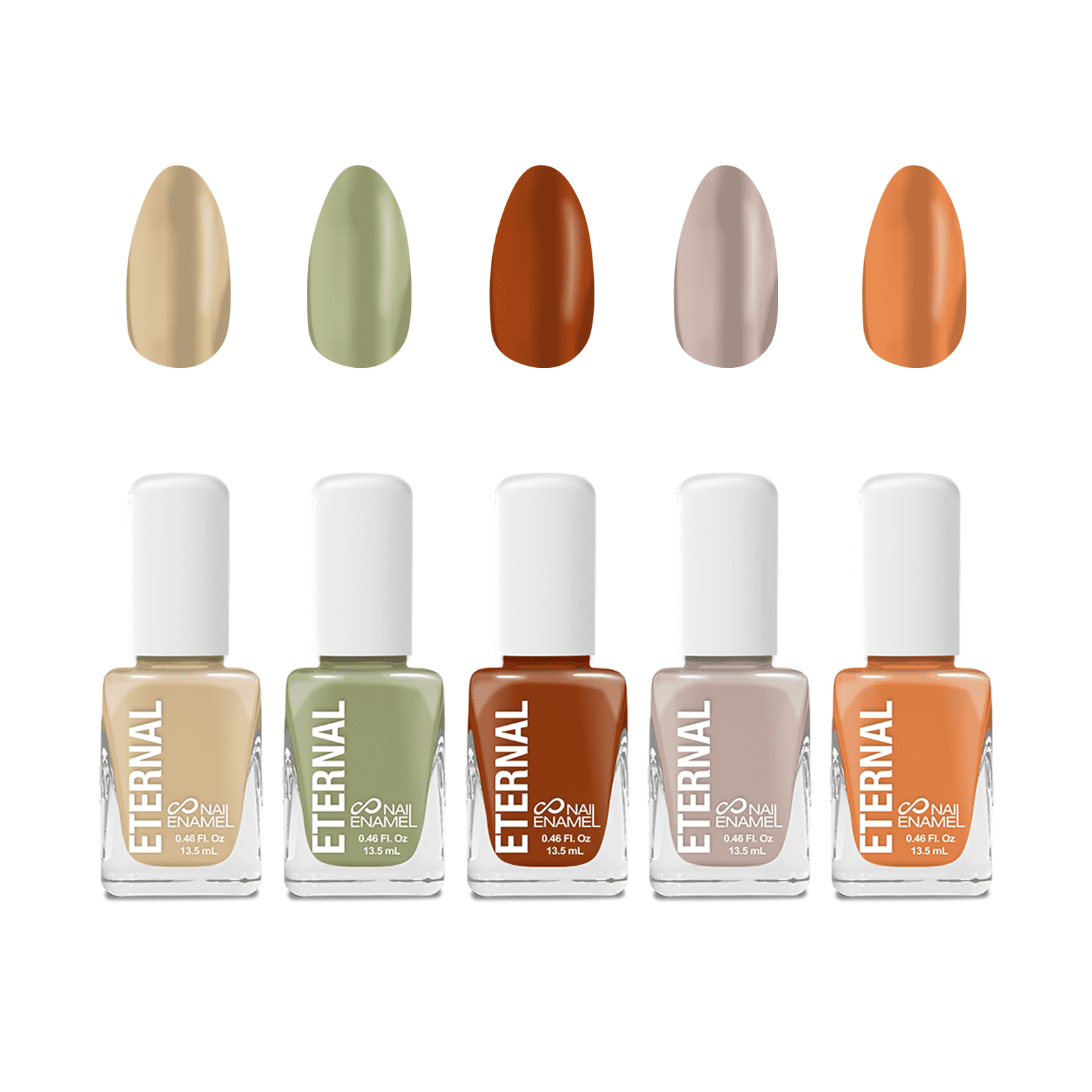 Eternal Nail Polish Collection: Safari - 5PCS, 0.46 fl oz ea. - Walmart.com