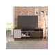 thumbnail image 1 of Rack Para Tv 65 Pulgadas Cafe/blanco 3 Puertas Con Ruedas, 1 of 6