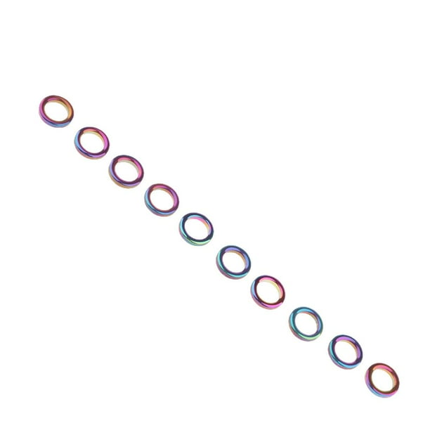 10 Uds Anillos superiores de ojo de Guía de pesca kusrkot Guía de cañas de pesca Anillo de cerámica