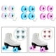 thumbnail image 5 of 4 Ruedas para Patines de 58 mm X 32 mm, Ruedas Luminosas para Patinetas de Cuatro Ruedas, Ruedas para Exteriores con Luces, Color Rosa, 5 of 5