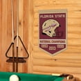 thumbnail image 2 of Florida State Seminoles Bannière des Champions Nationaux de Football, 2 of 2
