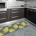 thumbnail image 2 of Ottomanson Lemons Bathroom Runner Rug 20" x 59" - Non Slip Low Pile Carpet, Gray, 2 of 8