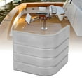 thumbnail image 1 of Boat Corner Caps, Long Lifespan Protective 3-1/8in To 3-3/16in Height Secure Fit Pontoon Corner Caps  for 90 Rounded Corner, 1 of 7