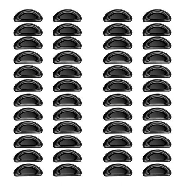Almohadillas Adhesivas para la Nariz, 24 Pares de Almohadillas para Nariz para Anteojos, Se Pegan en Silicona para Anteojos, Gafas de Sol, Almohadillas Finas para Nariz, Anteojos