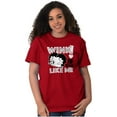 thumbnail image 3 of Betty Boop Wink if You Life Me Women Plus Size Graphic Tee Tees Brisco Brands 2X, 3 of 6