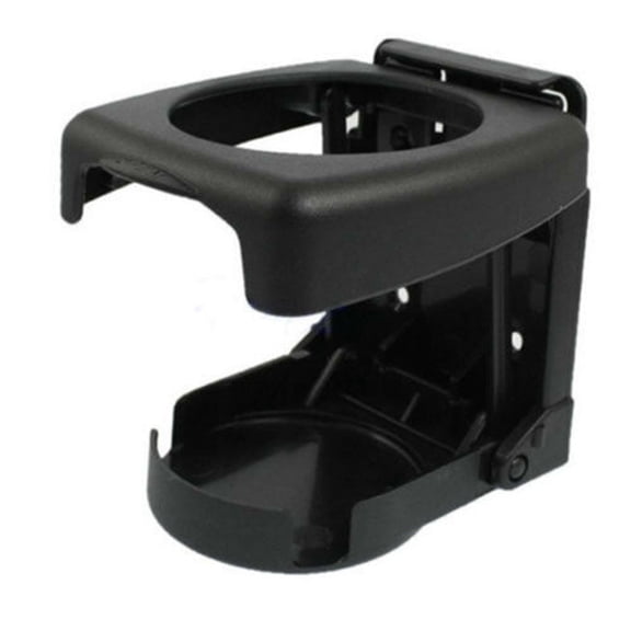 2 Pcs Universal Car Cup Holder Mount - One Finger Foldable Beverage Stand for Truck SUV RV Van Tractor - Durable Wall-Mounted Drink Bottle Rack - Workshop Indoor Outdoor Use