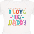 thumbnail image 4 of Inktastic Fathers Day I Love You Daddy Boys or Girls Long Sleeve Baby Bodysuit, 4 of 5
