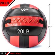 j/fit Medicine Ball, Red/Black, 20-Pound