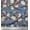 Dusty Blue, variant on Soimoi Silk Fabric Bird & Owl Kids Printed Fabric 1 Yard 42 Inch Wide