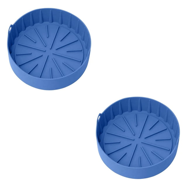 Cateissary Freidora de aire multifuncional, olla de silicona, herramientas para horno, pan, pollo frito, cesta para Pizza, horno, calefacción, Type1 NO1
