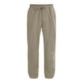 thumbnail image 5 of No Boundaries Men's & Big Men's Cotton Slub Pants, 31'' Inseam, Sizes XS-5XL, 5 of 5