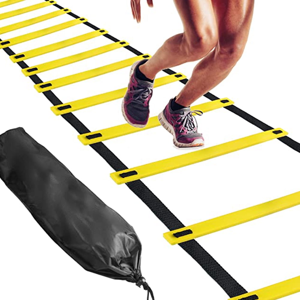 12 Rung Agility Ladder Speed Ladder Training Ladder with Carry Bag for