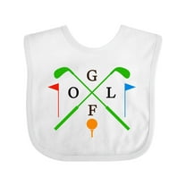 Inktastic Golfing Gifts for Kids Golf Boys or Girls Baby Bib