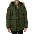 thumbnail image 2 of Men's Heavyweight Parka Jacket Coat With Detachable Hood, 2 of 7