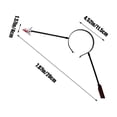 thumbnail image 3 of Wovilon Halloween Costume Scary Weapon Headbands Horror Photo Props Rubber Plastic Arrows Headbands Through Head Accessories Makeup, 3 of 6