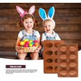 thumbnail image 6 of Visland Easter Egg Silicon mold for Chocolate Bombs, Easter Egg Shapes Baking Mold Tray for Happy Easter Day Handmade Cocoa Bomb, Chocolate, Candy, Cookie, Breakable Egg, 6 of 6