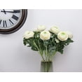 thumbnail image 5 of 10 Artificial Flowers Two headed Ranunculus Flowers Photography Props Decoration Home Living Room Decoration, 5 of 7