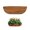 M, variant on Coco Liner Trough Coco Liner for Planters, 24/30/36/48 inch Half Moon Shape Trough Coco Coir Coconut Fiber Replacement Liner for Window Box, Wall Trough Planter