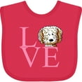 thumbnail image 3 of Inktastic Kiniart Doodle Love Boys or Girls Baby Bib, 3 of 4